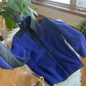Under Armour UA Legacy Sherpa Swacket Cobalt Blue Fleece Full Zip Jacket
